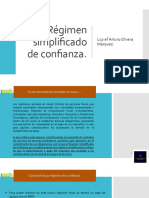 Gilberto Olayo Regimen Simplificado de Confianza 2022