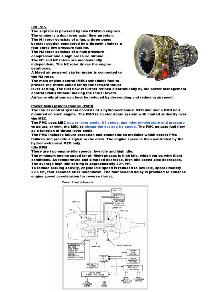 Motor CFM56 Investigación | PDF | Engines | Turbine