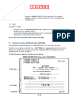 3 Le Rapport