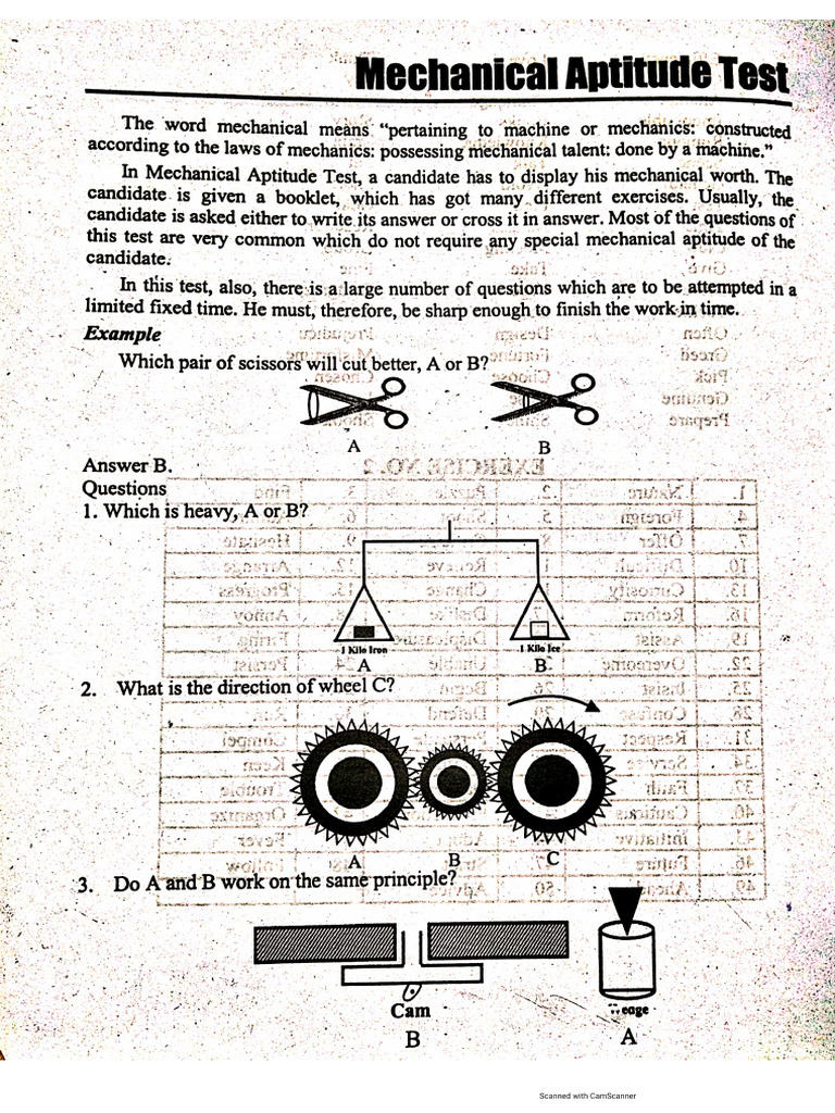 ISSB MAT (Mechanical Aptitude Test) by DBISSB PDF