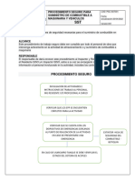 Procedimiento Seguro para Suministro de Combustible A Maquinaria y Vehiculos