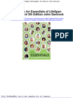 Test Bank For Essentials of Lifespan Development 3th Edition John Santrock