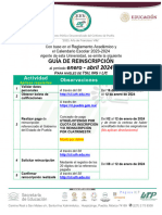 Guía de Reinscripción: Enero - Abril 2024