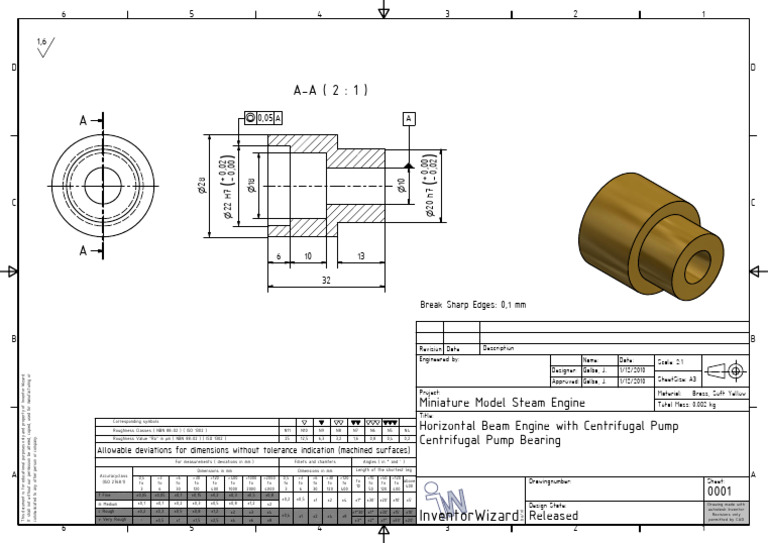 Centrifugal Pump Bearing PDF Engineering Tolerance Applied And