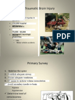 1.6 Million Head Injuries in US 250,000 Hospital Admissions: 70,000 90,000 Permanent Neurologic Disabilities