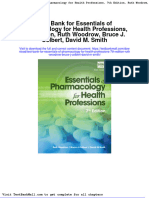 Test Bank For Essentials of Pharmacology For Health Professions 7th Edition Ruth Woodrow Bruce J Colbert David M Smith