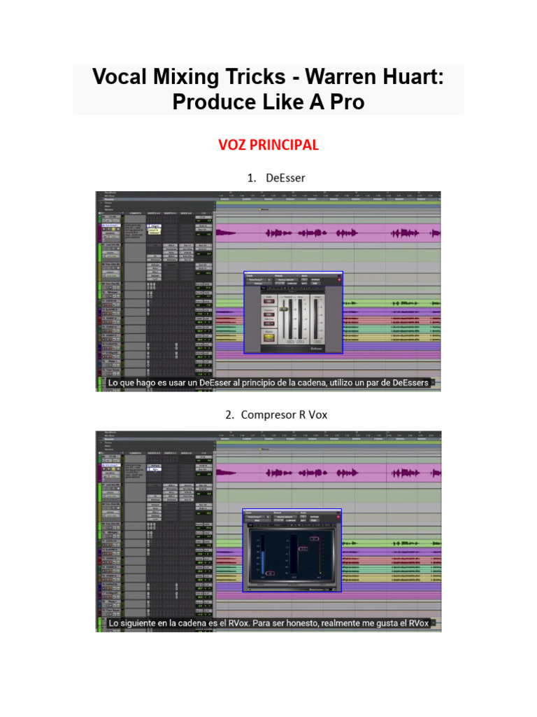 Vocal Mixing Tricks PDF