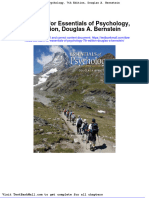 Test Bank For Essentials of Psychology 7th Edition Douglas A Bernstein