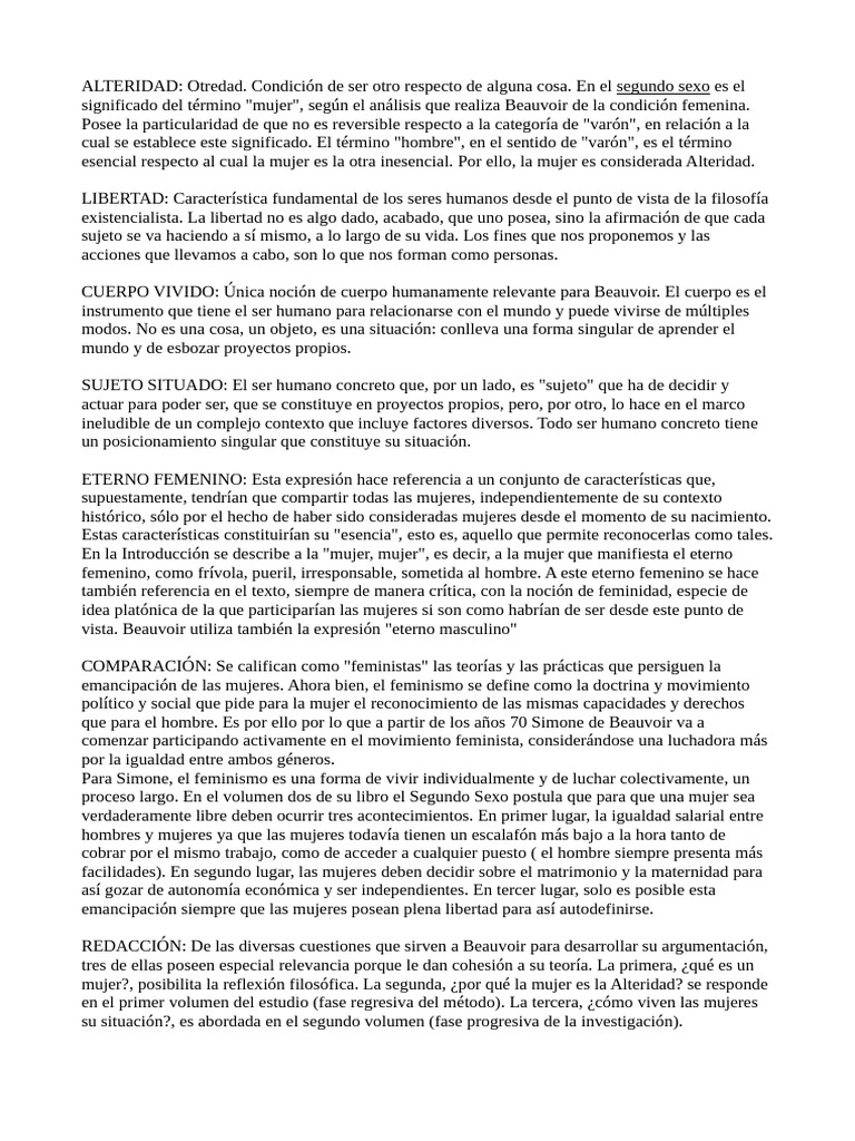 Simone de beauvoir pdf mujer feminismo