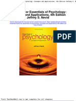 Test Bank For Essentials of Psychology Concepts and Applications 4th Edition Jeffrey S Nevid