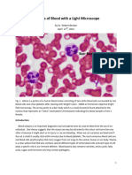 Analysis of Blood With A Light Microscope