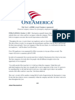 Annotated-Oneamerica 20news 20release