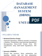 DBMS Unit-3 (Functional Dependency)