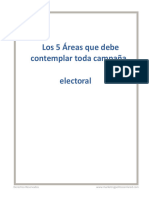 Los 5 Áreas Que Debe Contemplar Toda Campaña Politico