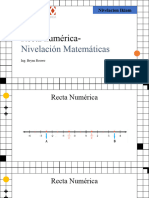 Recta Numerica Nivelacion