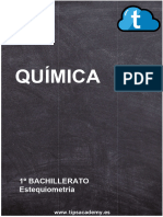 Ejercicios Quimica 1o Bachillerato Estequiometria