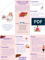 Pink Blue Illustration Diabetes Brochure (Tamanho Original)
