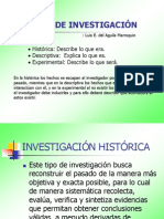 Tercera Clases Metodologia Tipos de Investigacion