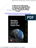 Solution Manual For Managing Operations Across The Supply Chain 4th Edition Morgan Swink Steven Melnyk Janet L Hartley M Bixby Cooper