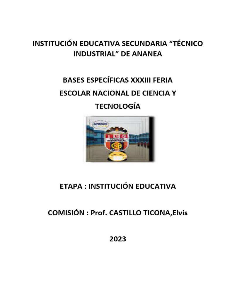 Bases Eureka 2023 PDF Educación Secundaria Maestros