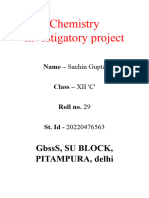 Chemistry Project J Sachin