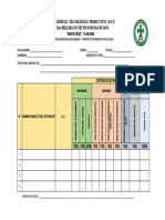 Hoja de Evaluacion BTH