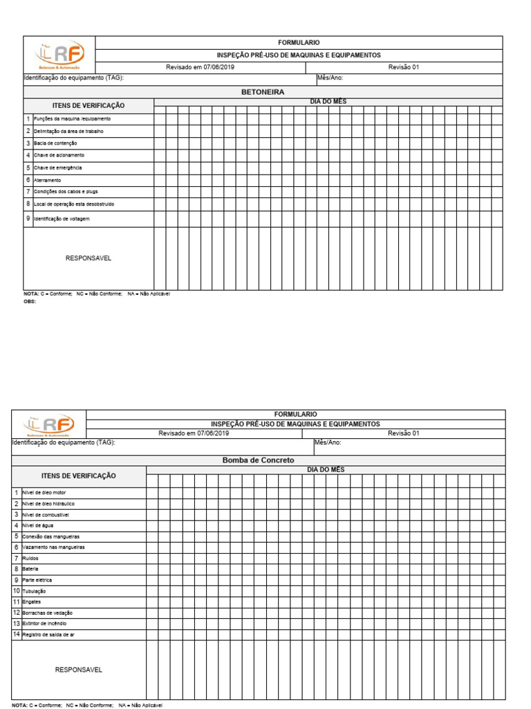 check-list-pre-uso-de-maquinas-e-equipamentos-rev-01-pdf-bomba