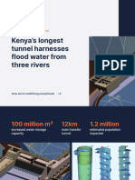 Kenya's Longest Tunnel Harnesses Flood Water From Three Rivers