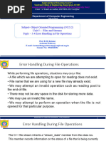 5.4 Error Handling in File Operations