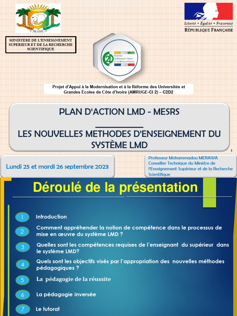 Nouvelles méthodes d'enseignement LMD | PDF | Pédagogie | Enseignement