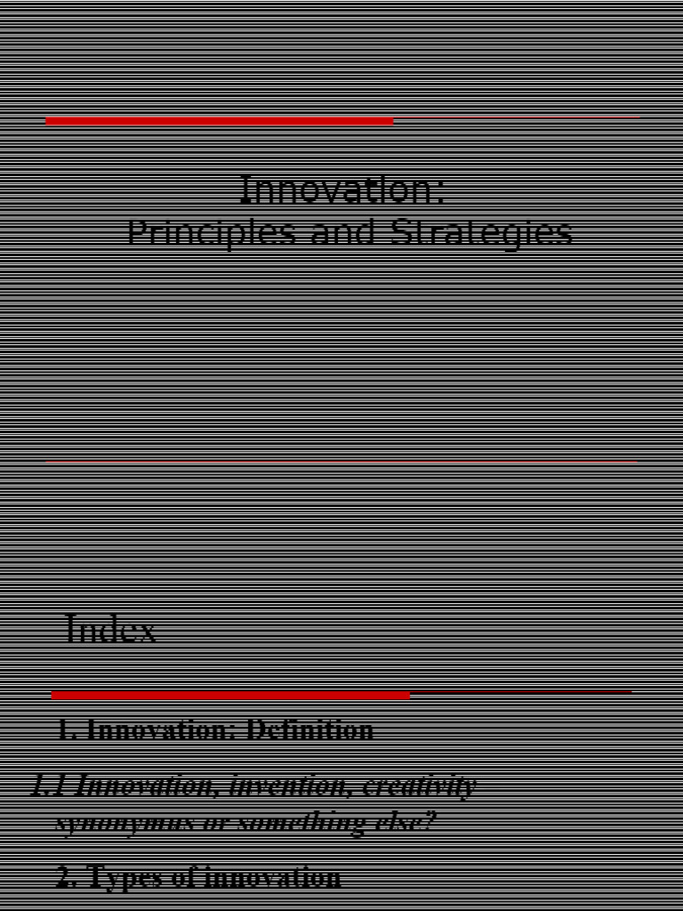Principles Of Creativity And Innovation – JPUOYG
