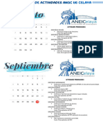 Calendario de Actividades Aneic Ug Celaya