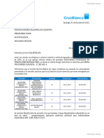 Prestador Prestaciones Cantidad Fecha Inicio Fecha Termino