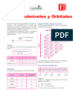 1°sec - Niveles, Subniveles y Orbitales