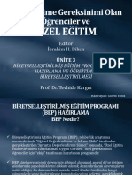 Bep Bireysellestirilmis Egitim Programi