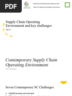 Topic - 2 - Supply Chain Operating Environment and Key Challenges