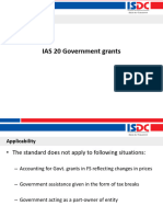 IAS 20 - Govt Grants