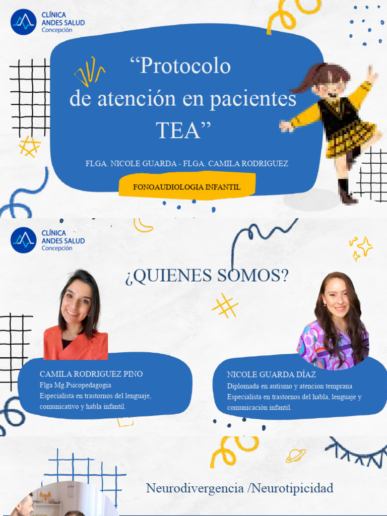 Protocolo de Atención en Pacientes TEA | PDF | Espectro autista ...