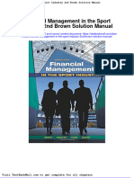 Financial Management in The Sport Industry 2nd Brown Solution Manual