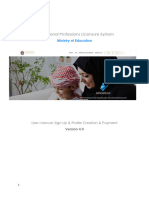 User Manual-Sign Up & Profile Creation & Payment