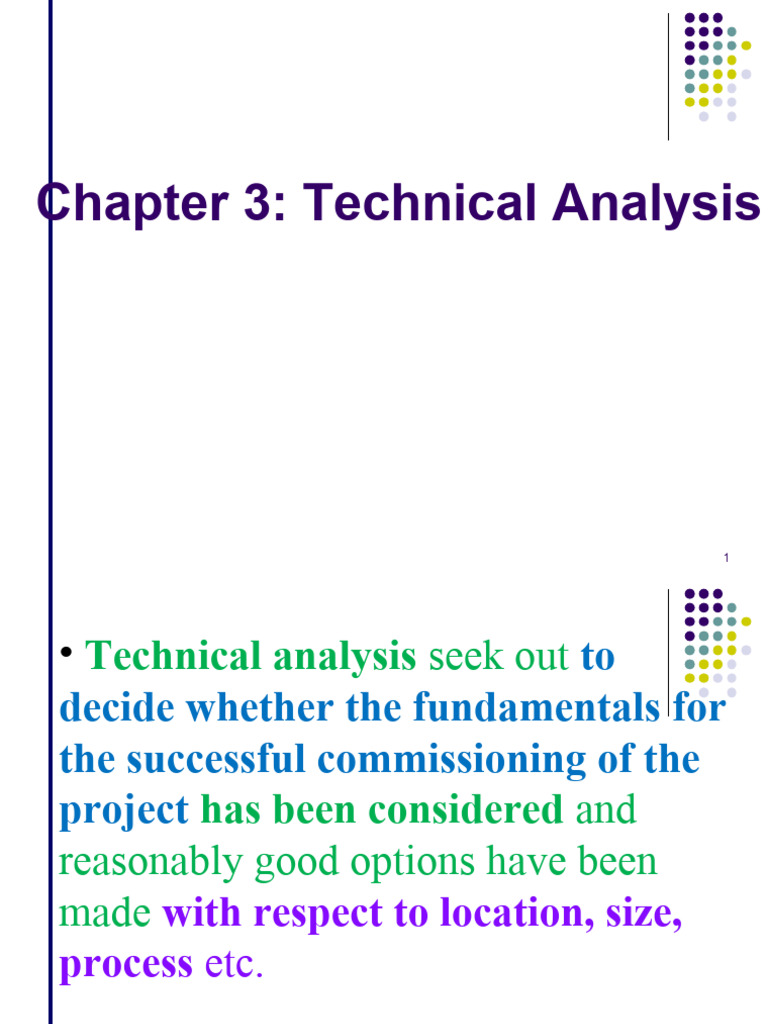 Chapter 3 Technical Analysis | PDF | Cost Of Living | Output (Economics)