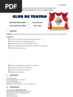 Proyecto de Club de Teatro