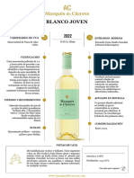 Nota de Cata Marques de Caceres Blanco