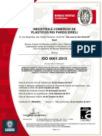 Certificate BR026973 ISO 9001 2015