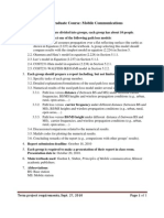 Undergraduate Mobile Communications Path Loss Models Project