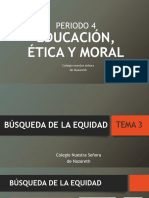 3er TEMA Búsqueda de La Equidad.