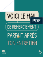 Le Mail de Remerciement Apr S L Entretien 1700165246