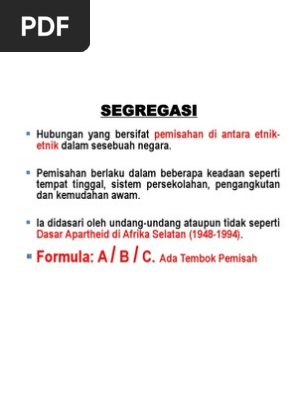 Segregasi Pdf