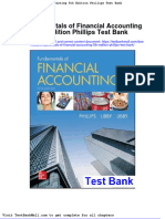 Fundamentals of Financial Accounting 5th Edition Phillips Test Bank