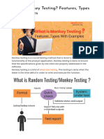 What Is Monkey Testing Features, Types With Examples